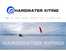 Tablet Screenshot of hardwaterkiter.com